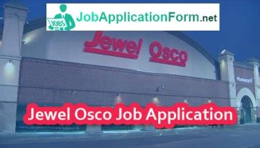 apply for jewel osco|More.